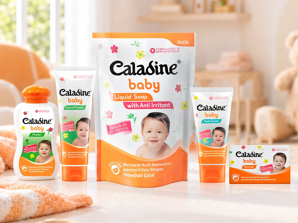 Rangkaian produk caladine baby