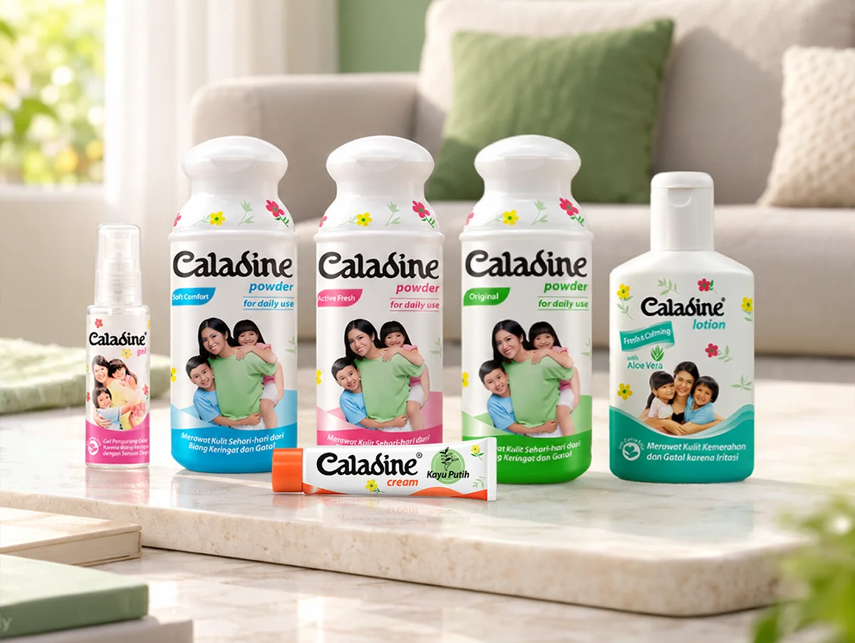 Rangkaian produk Caladine